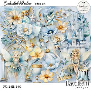 Enchanted Realms Page Kit by Daydream Designs  