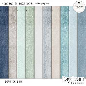 Faded Elegance Solid Papers by Daydream Designs