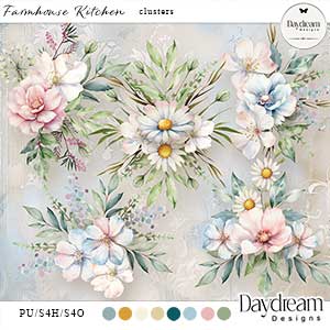Farmhouse Kitchen Clusters by Daydream Designs    