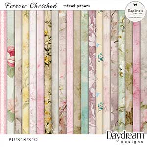 Forever Cherished Mixed Papers by Daydream Designs 