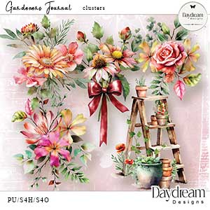 Gardeners Journal Clusters by Daydream Designs    