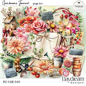 Gardeners Journal Page Kit by Daydream Designs     