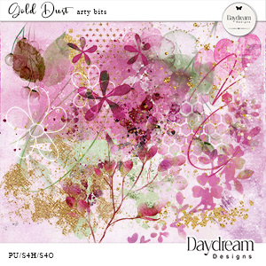 Gold Dust Arty Bits by Daydream Designs       