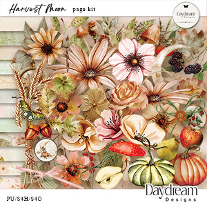 Harvest Moon Page Kit by Daydream Designs      
