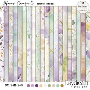 Home Comforts Artistic Papers by Daydream Designs 