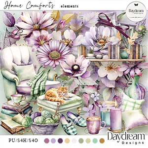 Home Comforts Page Kit by Daydream Designs     