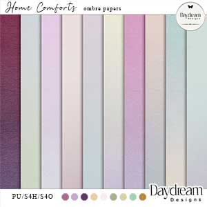 Home Comforts Ombre Papers by Daydream Designs