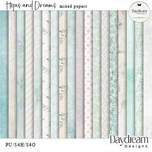 Hopes And Dreams Mixed Papers by Daydream Designs 