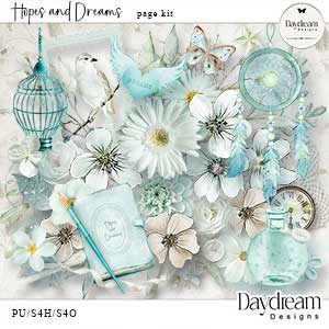 Hopes And Dreams Page Kit by Daydream Designs  