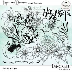 Hopes And Dreams Stamp Brushes by Daydream Designs   