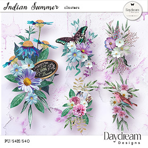 Indian Summer Clusters by Daydream Designs   