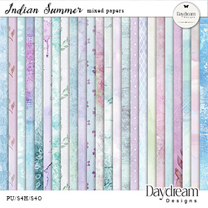 Indian Summer Mixed Papers by Daydream Designs