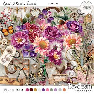 Lost And Found Page Kit by Daydream Designs   