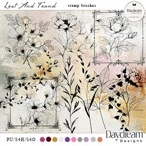 Lost And Found Stamp Brushes by Daydream Designs   
