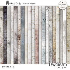 Memoirs Artistic Papers by Daydream Designs