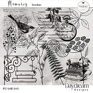 Memoirs Brushes by Daydream Designs
