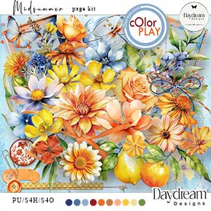 Midsummer Page Kit by Daydream Designs     