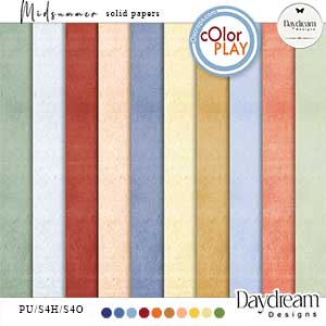 Midsummer Solid Papers by Daydream Designs