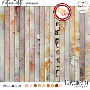 Natures Palette Artistic Papers by Daydream Designs 
