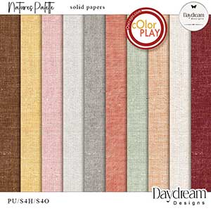 Natures Palette Solid Papers by Daydream Designs