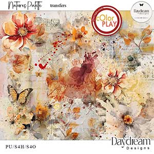 Natures Palette Transfers by Daydream Designs  