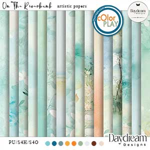 On The Riverbank Artistic Papers by Daydream Designs