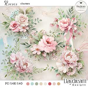 Rococo Clusters by Daydream Designs    