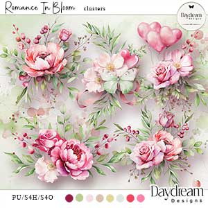 Romance In Bloom Clusters by Daydream Designs   