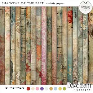Shadows Of The Past Artistic Papers  by Daydream Designs  