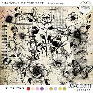 Shadows Of The Past Stamp Brushes by Daydream Designs    