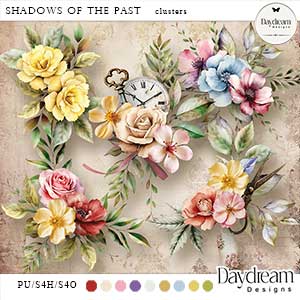 Shadows Of The Past Clusters by Daydream Designs     