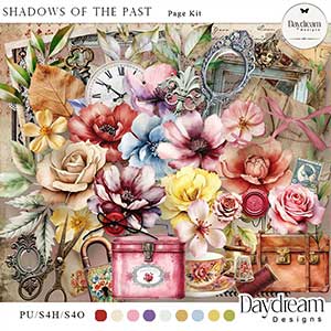 Shadows Of The Past Page Kit by Daydream Designs     