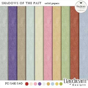 Shadows Of The Past Solid Papers by Daydream Designs