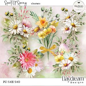 Spririt Of Spring Clusters by Daydream Designs 