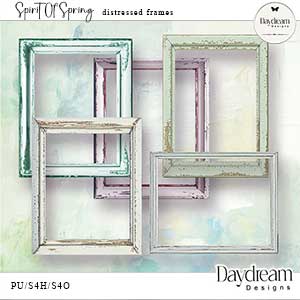 Spririt Of Spring Distressed Frames by Daydream Designs 