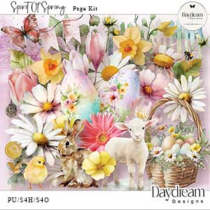 Spririt Of Spring Page Kit by Daydream Designs  