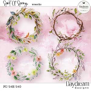 Spririt Of Spring Wreaths by Daydream Designs 