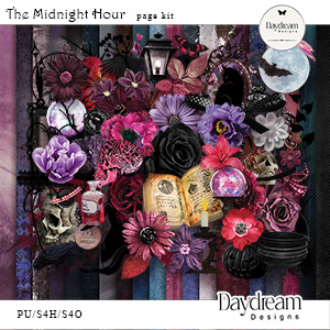 The Midnight Hour Page Kit by Daydream Designs   