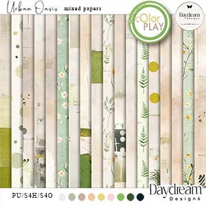 Urban Oasis Mixed Papers by Daydream Designs 