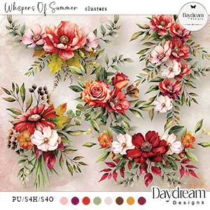 Whispers Of Summer Clusters by Daydream Designs     