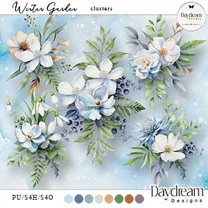 Winter Garden Clusters by Daydream Designs   