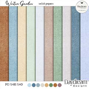 Winter Garden Solid Papers by Daydream Designs