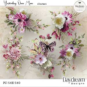 Yesterday Once More Clusters by Daydream Designs 