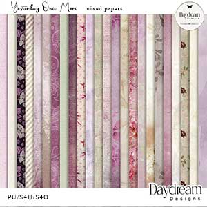 Yesterday Once More Mixed Papers by Daydream Designs 