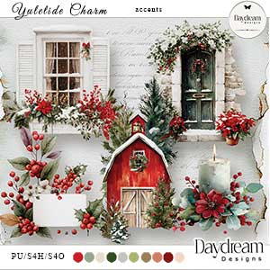 Yuletide Charm Accents by Daydream Designs  
