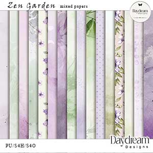 Zen Garden Mixed Papers by Daydream Designs 