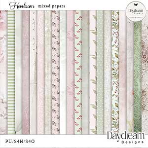 Heirloom Mixed Papers by Daydream Designs 