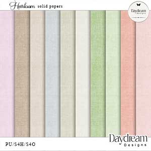 Heirloom Solid Papers by Daydream Designs