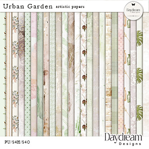 Urban Garden Artistic Papers by Daydream Designs