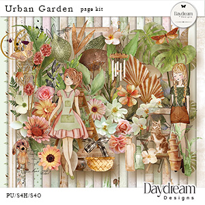 Urban Garden Page Kit by Daydream Designs